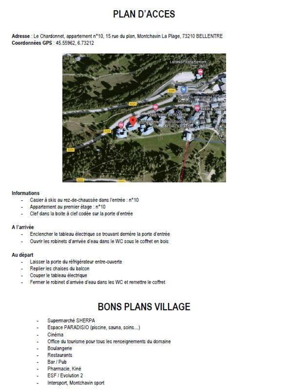 Appartement Montchavin La Plagne Exterior foto